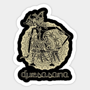 Shadow Puppets Dursasana Sticker